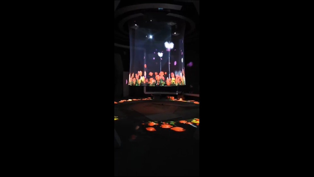 石墨烯产业园数字展厅360度全息幕